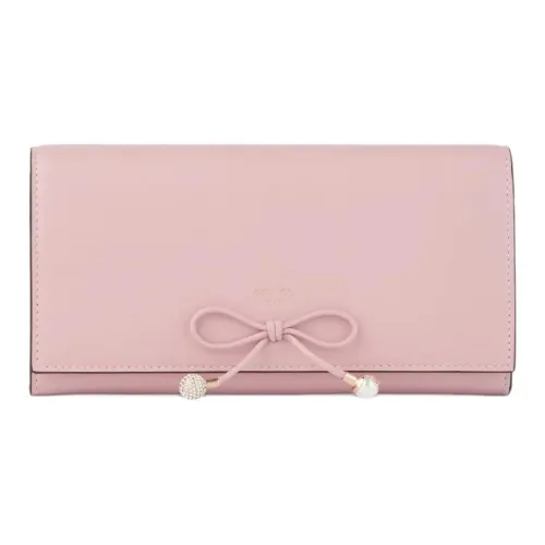 Jimmy Choo Cow Leather Wallet Women's Rose