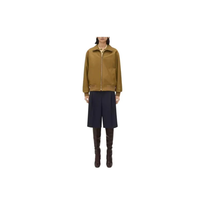 Bottega Veneta Zipped Leather Jacket-2