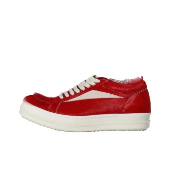 RICK OWENS/RO Low Top Skateboard Shoes Women's Red