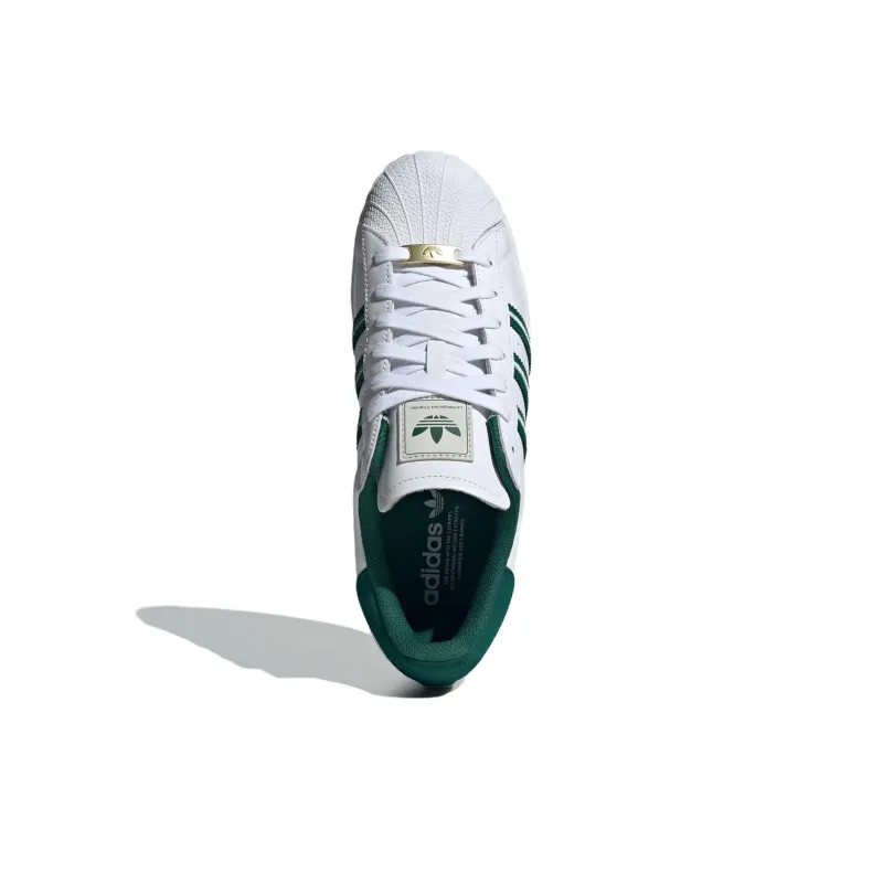 Adidas Superstar Cloud White Collegiate Green Grey-3