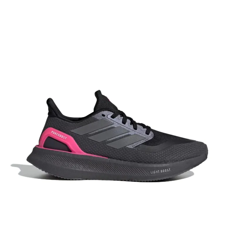 Adidas Pureboost 5 Grey Iron Metallic Lucid Pink Women's-1