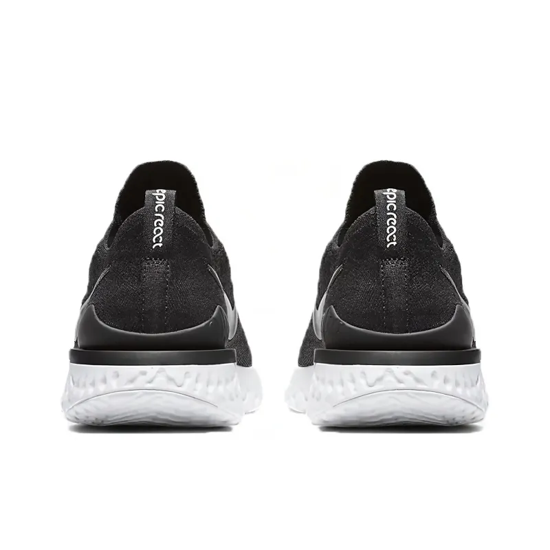 Nike Epic React Flyknit 2 Black White-3