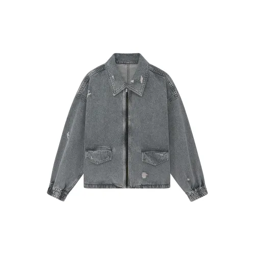 NANS STUDIO Jackets Men GRAY/Washed Gray