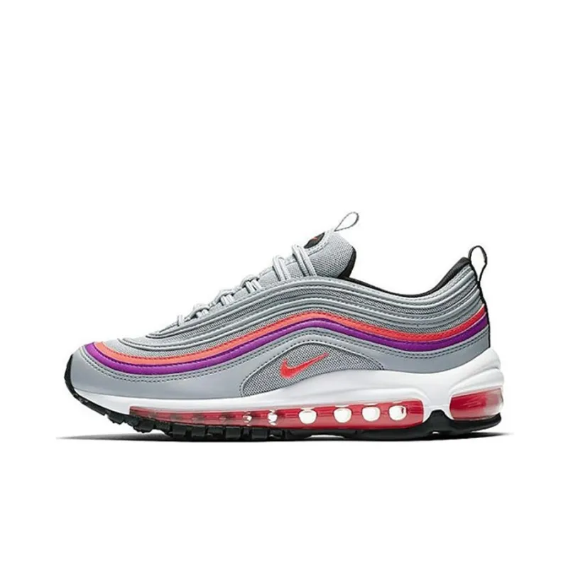 Nike Air Max 97 Wolf Grey Solar Red Vivid Purple Women's-0