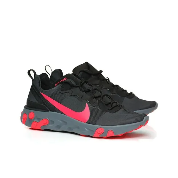 Nike React Element 55 Black Solar Red-3