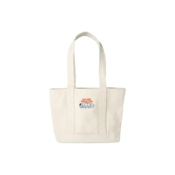 LINE FRIENDS Minini Cotton Tote Bag Shopping Bag Handbag Shoulder Bag Women's White