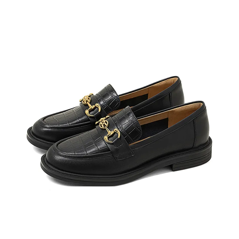 COMELY Loafers 2.5cm Women's Black-18