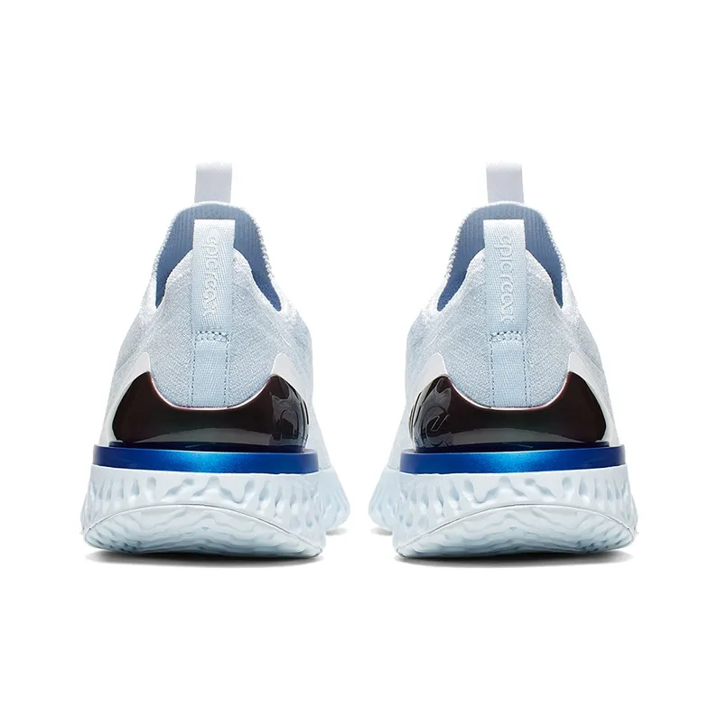 Nike Epic React Moc Flyknit White Hydrogen Blue-3