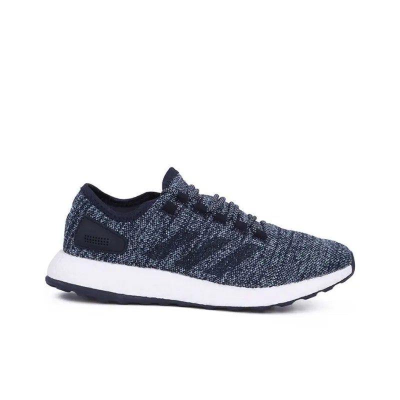 Adidas Pureboost Slip Resistant Lightweight Support Low Top Running Shoes Unisex Blue-1