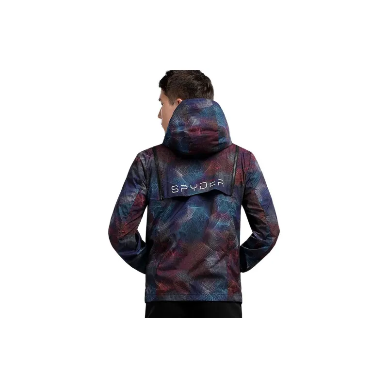 SPYDER Jackets & Coats Men's Red String Pattern-1