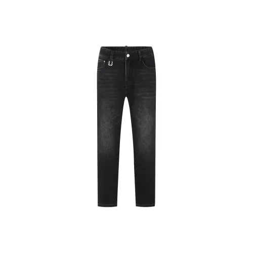 C'N'C New Order & Classics Series Jeans Men Black Gray