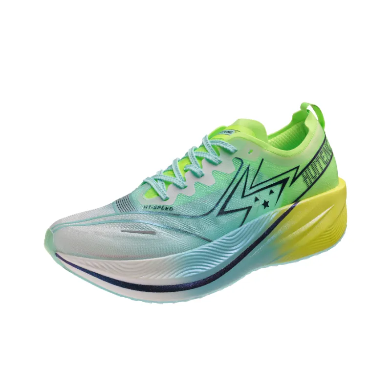 HUITENG Cushioning Anti-Slip And Wear-Resistant Coverage Mid-Top Running Shoes Unisex Blue Phoenix Spreads Wings-1