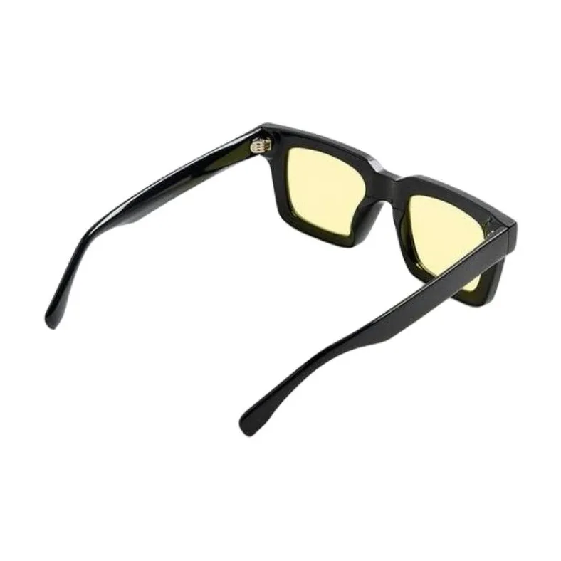 ZARA Irregular Shape Sunglasses Men's Black-3