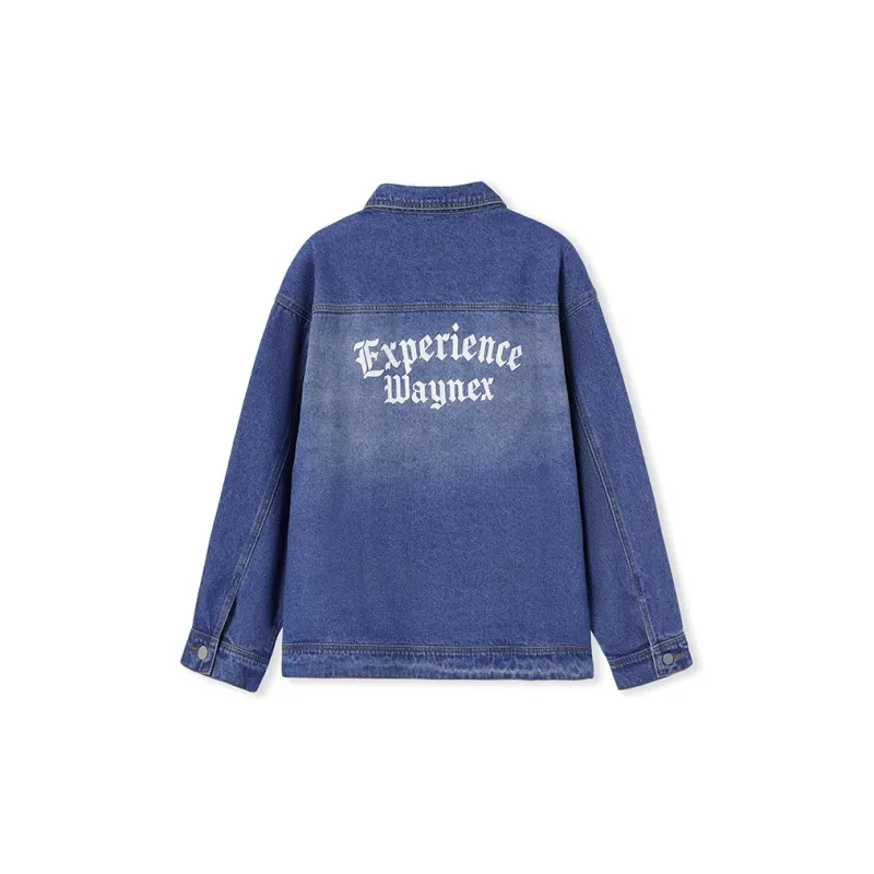 WAYNEXZAVIER Denim Jackets Men Blue-1
