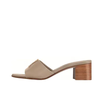 LOUIS VUITTON Capri Slide Slippers Women's Khaki
