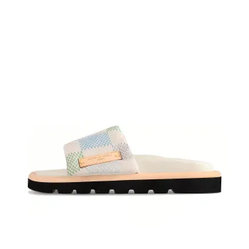 LOUIS VUITTON Slip Resistant Slide Slippers Women's Light Pink