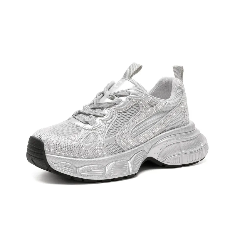 C°BANNER Chunky Sneakers Women's Gunmetal-1