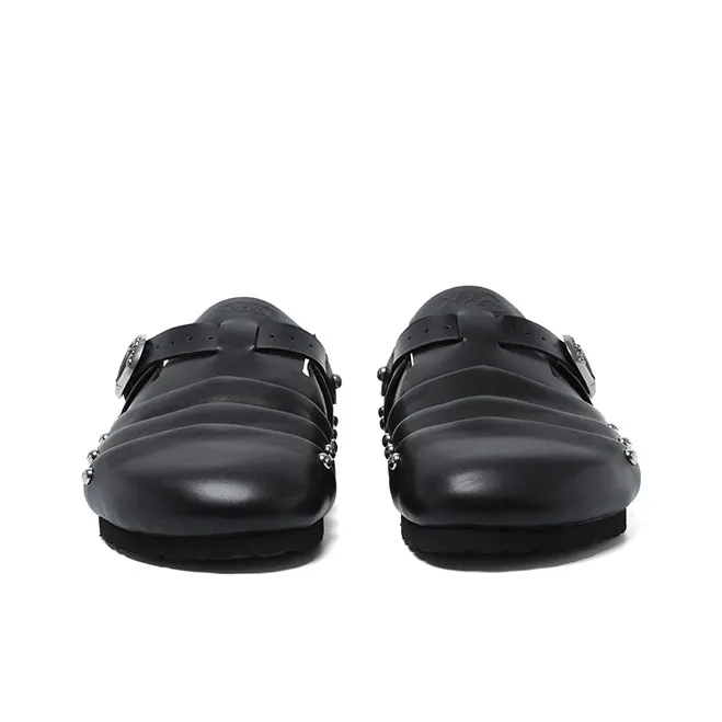 PCCVISION x BBIMP Abrasion Resistant Slip Resistant Closed Toe Slippers Unisex Black-1