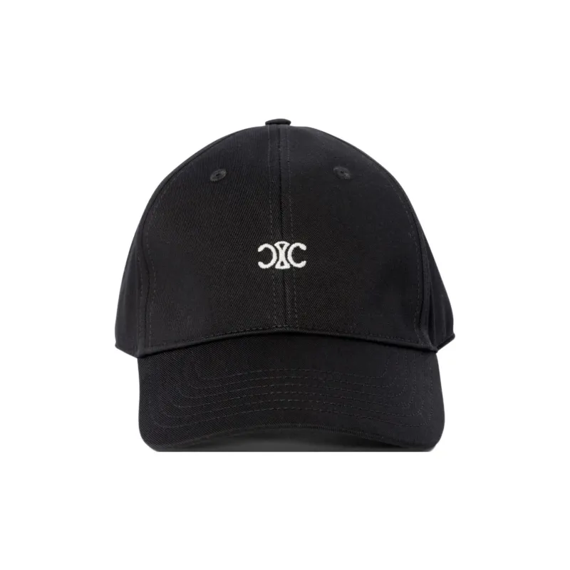 CELINE Triomphe Logo Embroidered Baseball Cap-1