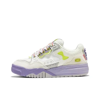 Kappa Wear Resistant Slip Resistant Skateboard Shoes Women's Light Gray