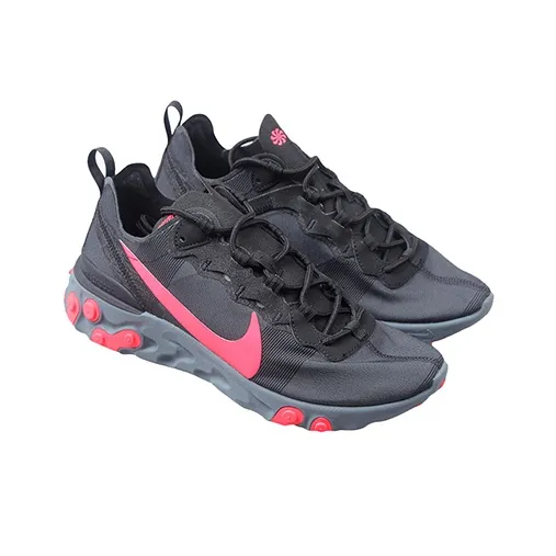 Nike React Element 55 Black Solar Red Women's-2