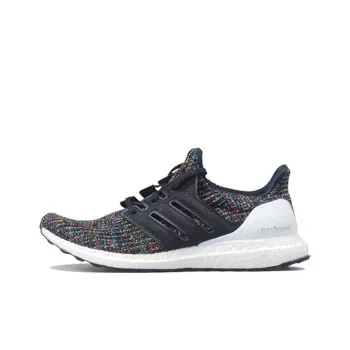 Adidas Ultra Boost 4.0 Black Multi Color White Heel Cage