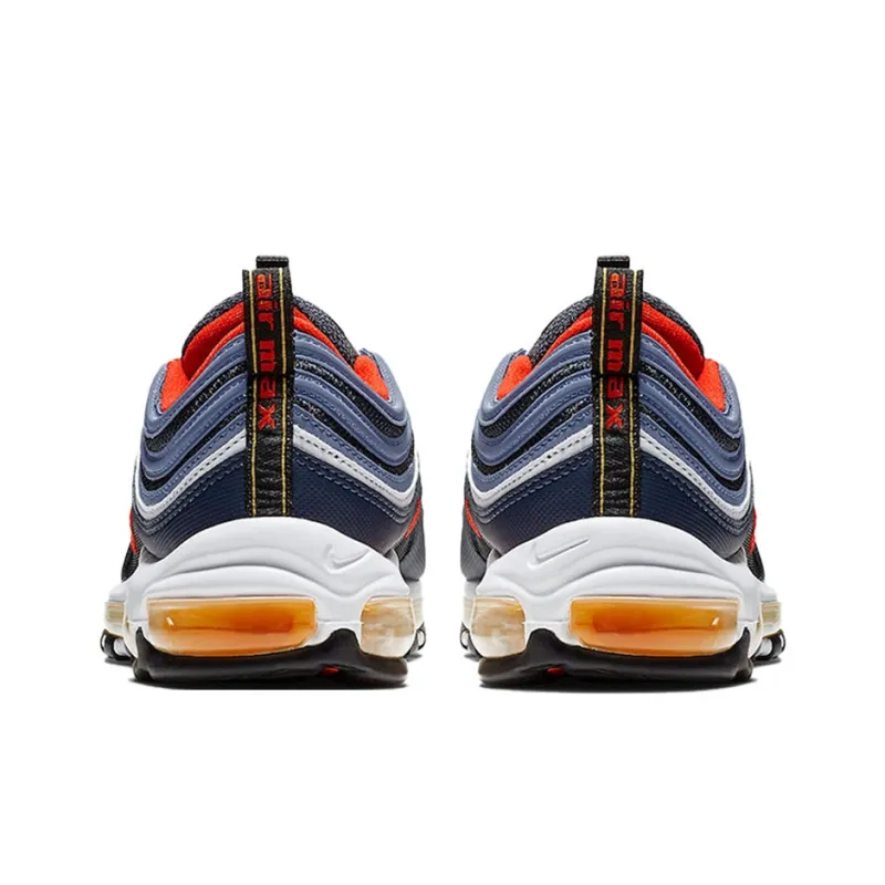 Nike Air Max 97 Midnight Navy Habanero Red-3