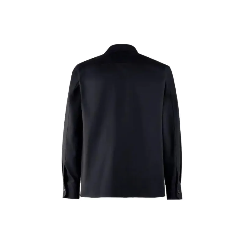 HOGAN Cotton Gabardine Overshirt-1