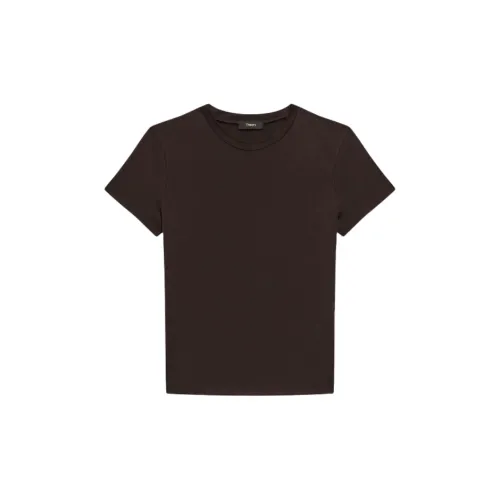 THEORY T-Shirts Women's Walnut