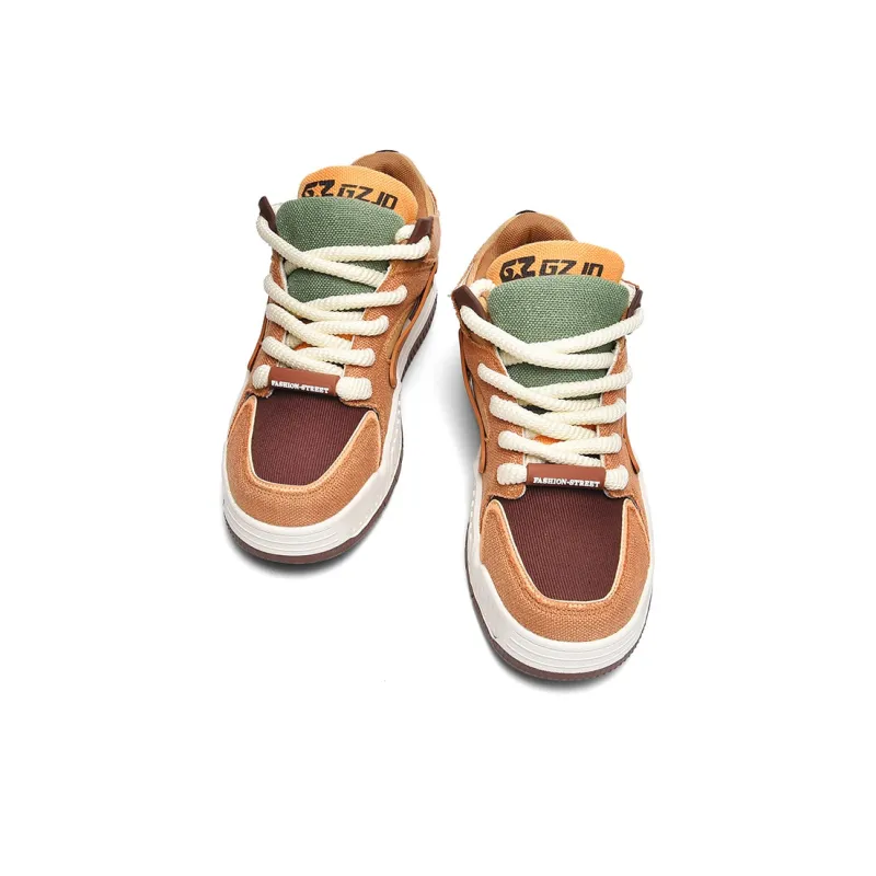 Cuzzi Anti-Slip And Wear-Resistant Height Increasing Low-Top Skateboard Shoes Unisex-10