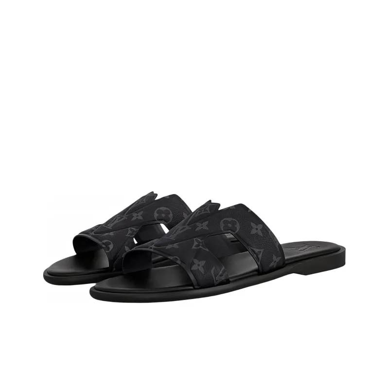 LOUIS VUITTON Oasis Slide Slippers Men's Black-2
