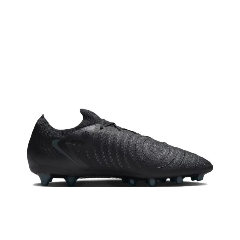 Nike Phantom GX 2 Pro AG Rubber Short Studs Artificial Ground Cushioning Slip Resistant Soccer Shoes Unisex Black-1