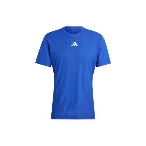 Adidas Airchill T-Shirts Men Bright Blue/Black