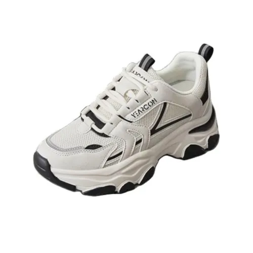 YEARCON Chunky Sneakers Women's Low-Top