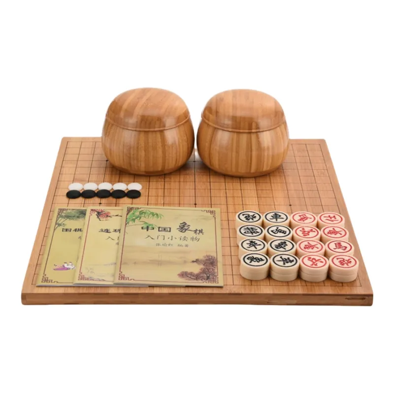 Imono Go Five In A Row Puzzle Black White Chess Chinese Chess 2 in 1 Board Games-7