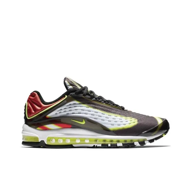 Nike Air Max Deluxe Black Volt Habanero Red-1