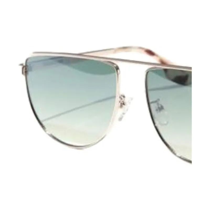 McQ Alexander McQueen Metal Aviator Sunglasses Men's Silver-2