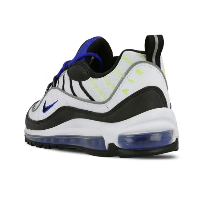 Nike Air Max 98 White Black Racer Blue-2