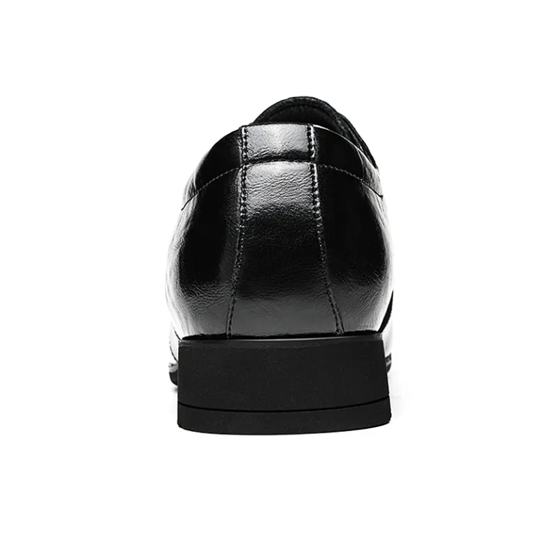 CHINT Dress Shoes Men Low Top Black-2