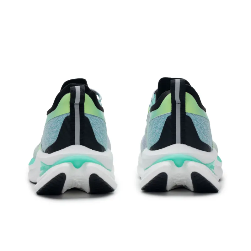XTEP Cushioning Breathable Rebound Low-Top Casual Running Shoes Men's Green White-3