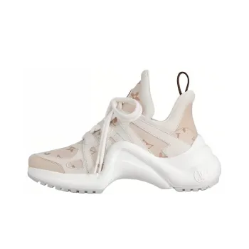 LOUIS VUITTON Archlight 1.0 Low Top Chunky Sneakers Women's Beige