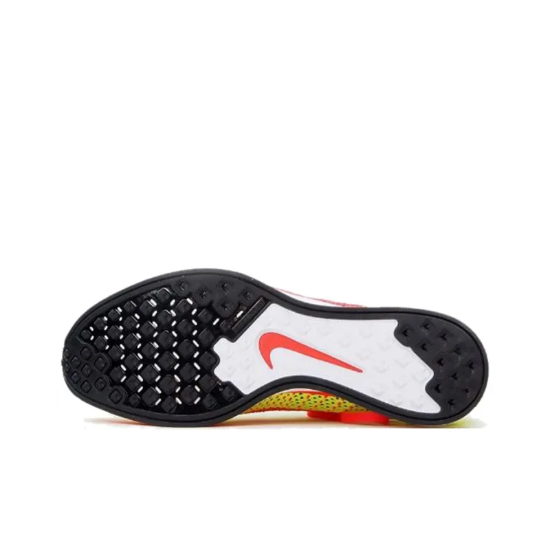 Nike Flyknit Racer Bright Crimson Volt-3