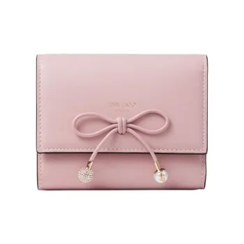 Jimmy Choo Calfskin Wallet Women's Rose