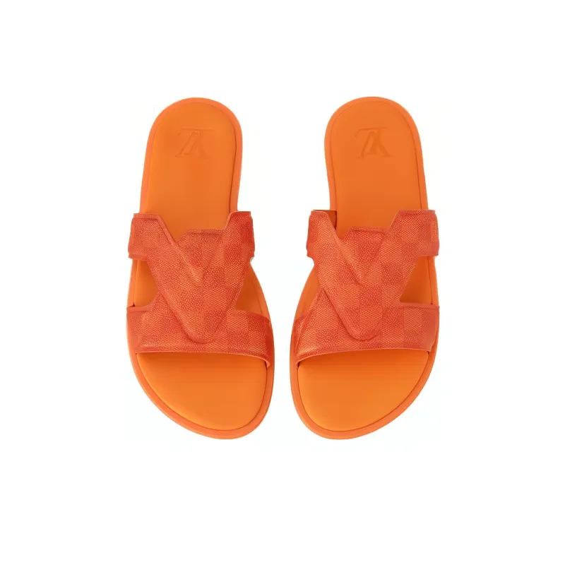 LOUIS VUITTON Oasis Slide Slippers Slide Slippers Men's Orange-3