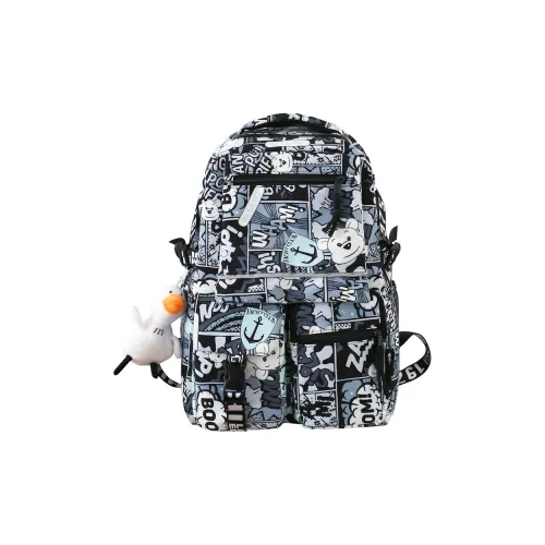 Jacquard Motif Shoulder Bag