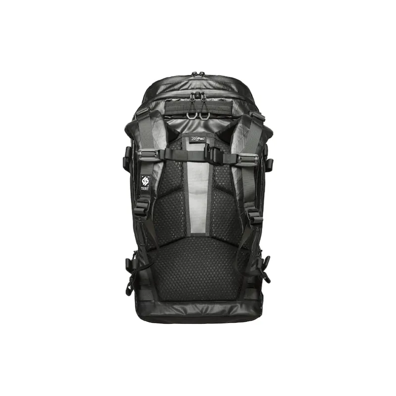 FOXBAT DYNAMICS Nylon Fabric Backpack Tubas Unisex Obsidian Black XPAC Edition-3