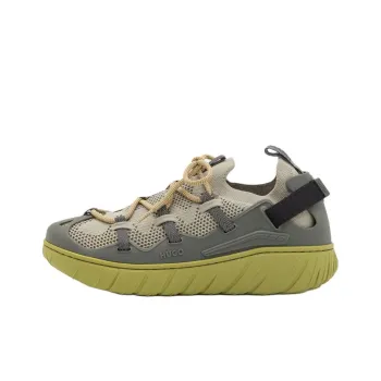 HUGO BOSS Low Top Casual Shoes Men's Gray Green