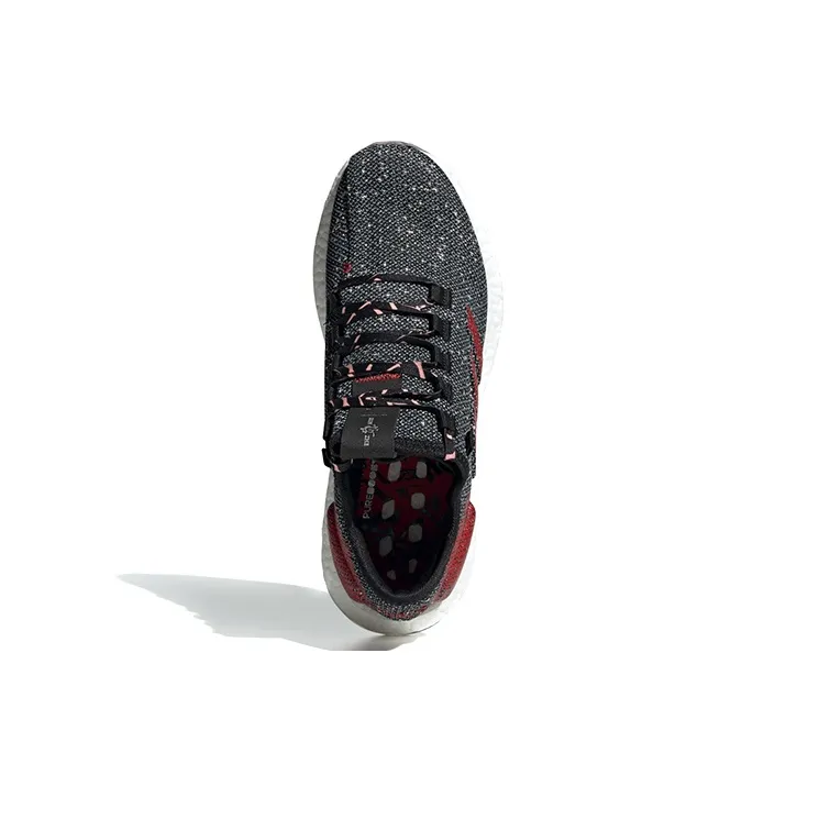 Adidas Pulseboost Black Scarlet-4