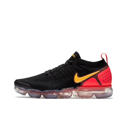 Nike Air VaporMax 2 Black Laser Orange Total Crimson