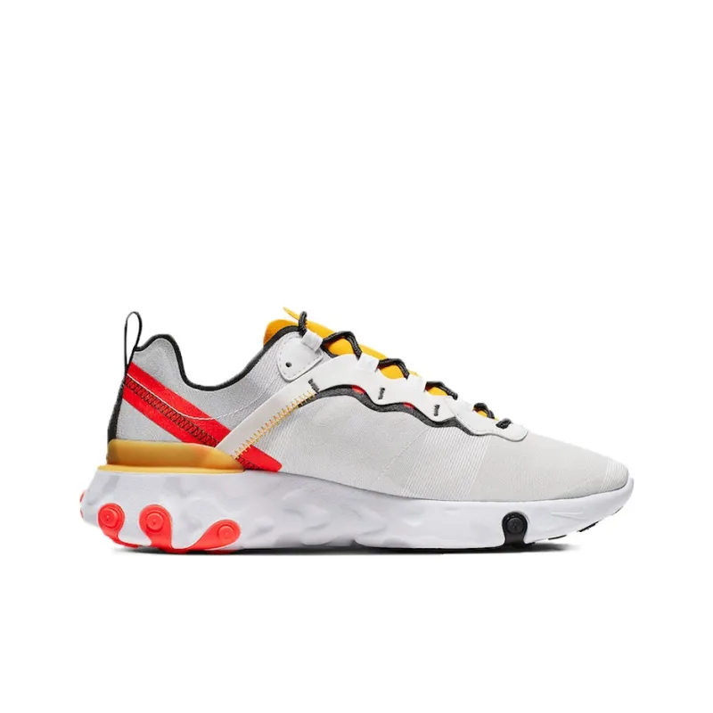 Nike React Element 55 White Black Crimson Gold-1